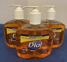 Dial 80790, Gold Antimicrobial Soap Floral Fragrance 16oz Pump Bottle, Lot of 3