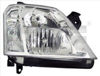 Hauptscheinwerfer Rechts TYC 20 0337 05 2 FÜR Opel Frontscheinwerfer Frontlicht