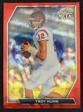 1/1 Troy Huhn 2026 Leaf Metal - Base Crystal Red Virginia Tech Hokies /1