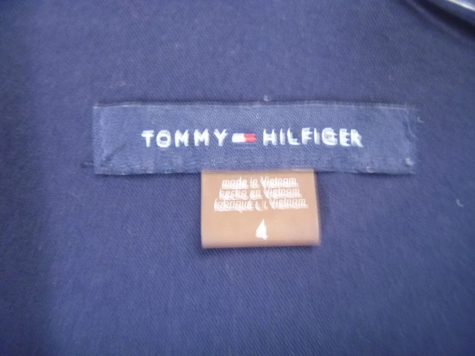TOMMY HILFIGER Pantalón Traje Mujer Talla 4/6 Azul Marino 2 Piezas Chaqueta Talla 4 Pantalones Talla 6 Foto 4 de 4