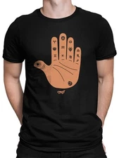 Officially Licensed Emoji Astro Palmistry - Zodiac Hand Art Design Men's T-shirt
