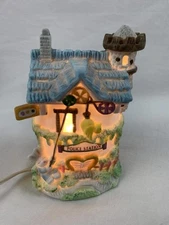 1992 Beachwood Ltd. Lighted Hand-Painted Easter Police Station House Decor
