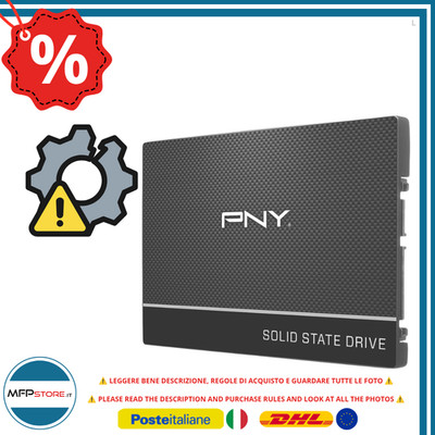 PNY CS900 Interner SSD 500GB 2,5'' SATA III Schwarz - Mit Schönheitsfehler