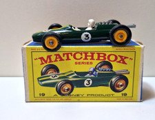 Matchbox  no 19  OVP Lotus Racing Car Rennwagen  Lesney Regular Wheels England