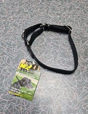 New Coastal Pet 5/8" 12-16" Adjustable No Slip Martingale collar Black