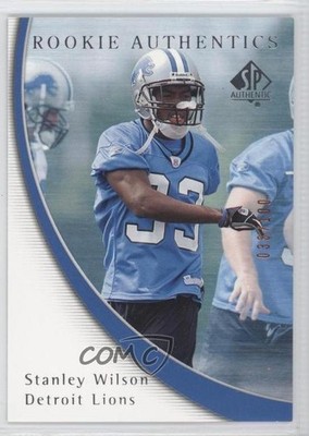 2005 SP Authentic Rookie Authentics Parallel 33/100 Stanley Wilson #121 RC 7n2