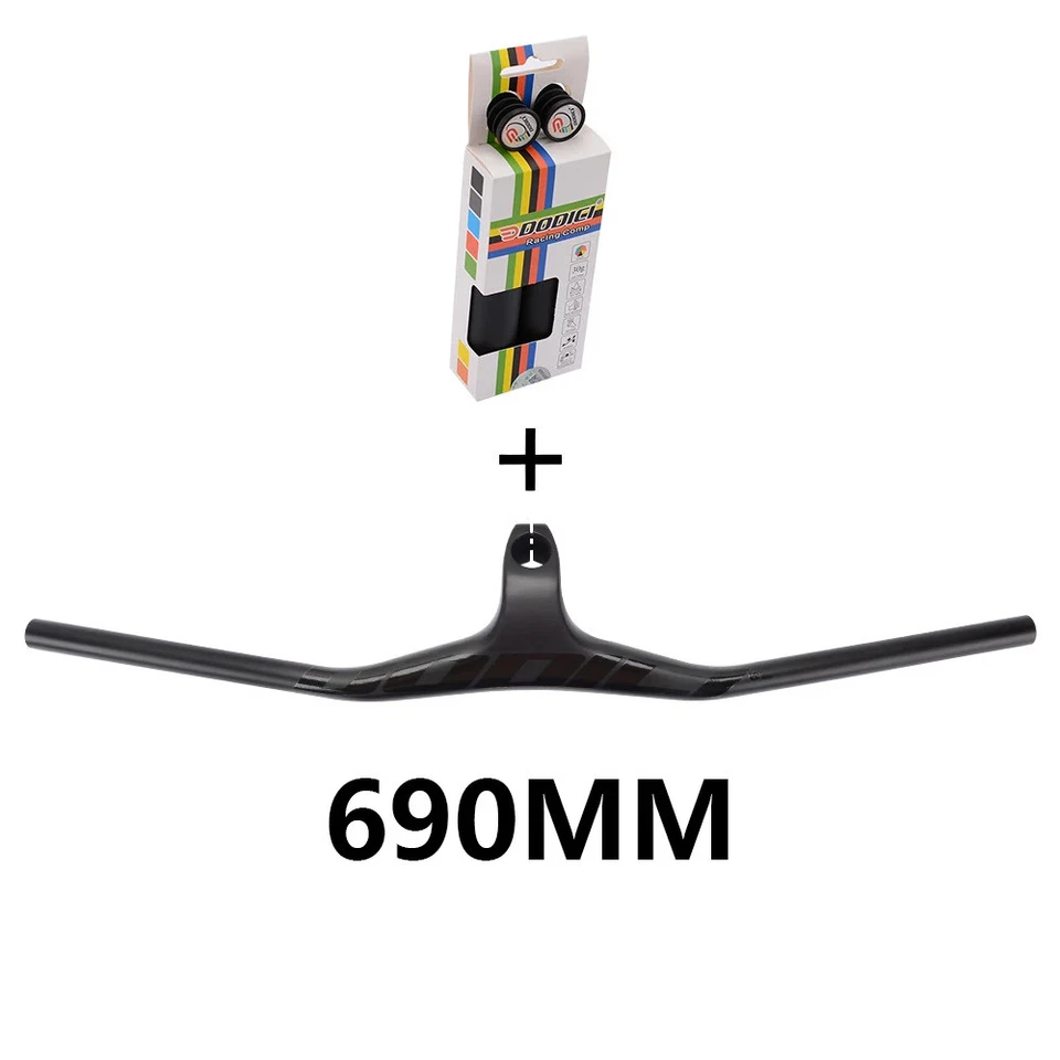 Carbon Handlebar Integrated Riser Bar for Mountain / Road Bike Steering Wheel - Image 2 of 4