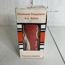Ramex Solidstate Transistor AM Radio Coca-cola Can New In Box - Swan Battery