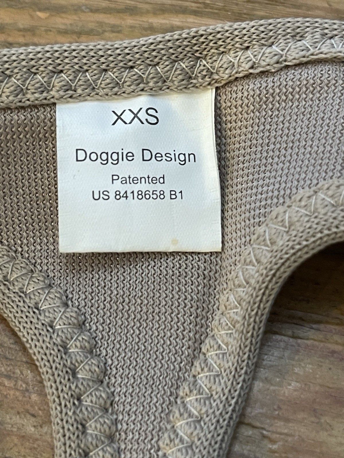 XXS Doggie Design Harness With Reflector Stripes Choke Free Small Dog