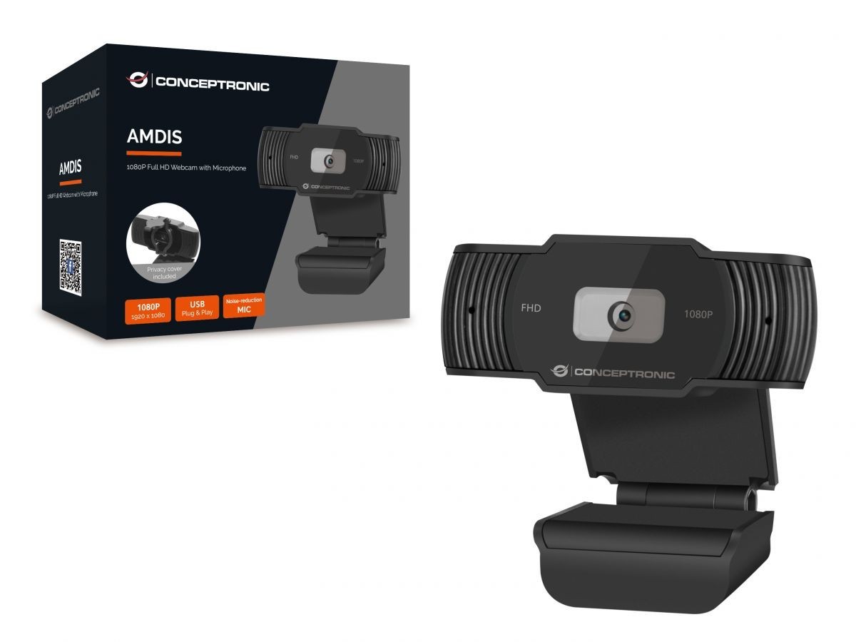 Webcam FULL HD 1080P reali con microfono Copertura privacy per pc computer video