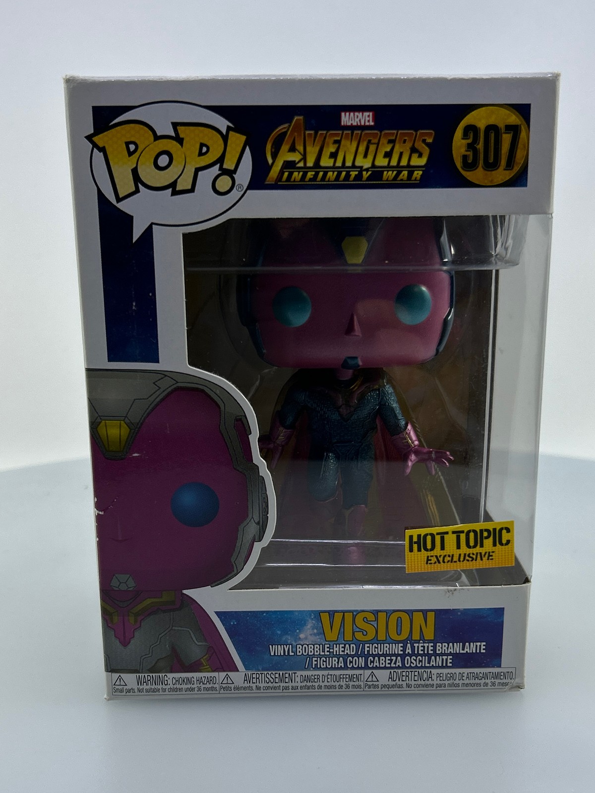 Funko POP! Marvel Avengers: Infinity War Vision #307 Hot Top