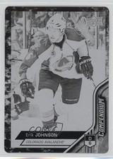 2016-17 Upper Deck Compendium Printing Plate Black 1/1 Erik Johnson #68 10ft