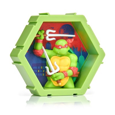 WOW! PODS - 4D Ninja Turtles Raphael, Unique Connectable Collectable Bobble-head