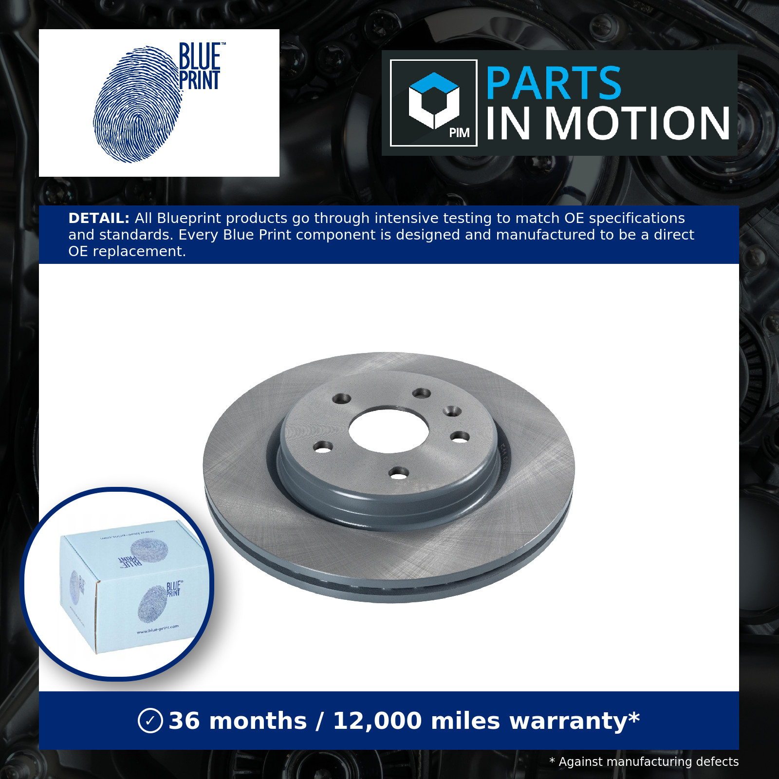 ADL ADW194336 BRAKE DISC Rear (PAIR) - Image 5