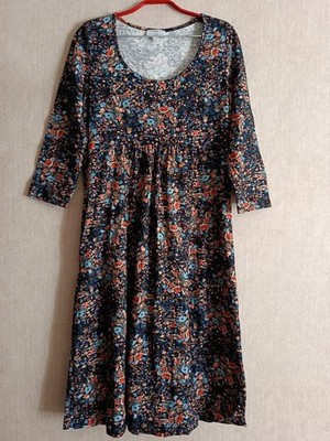 Women Peter Hahn dress black cotton M