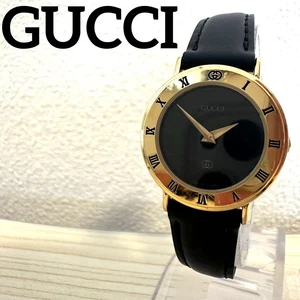 Montre GUCCI 3000L neuve ceinture noire