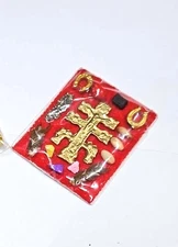 AMULETO CRUZ DE CARAVACA 2" PARA  PROTECCION Y ROMPE BRUJERIA ORACION GRATIS