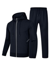 Men's Tracksuits Sweatsuits Set Hooded Sweat Track Suits for Men 2 Piece Warm...