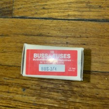Buss Fuse Symbol  AMPERE BBS-3/4 Lot of 10