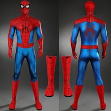 Spider-Man Brand New Day Jumpsuit Cosplay Costume Halloween Tights With Boots