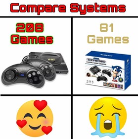 Sega Genesis Retro Console Console 208 Games Included Retro Console 16 Bit Games