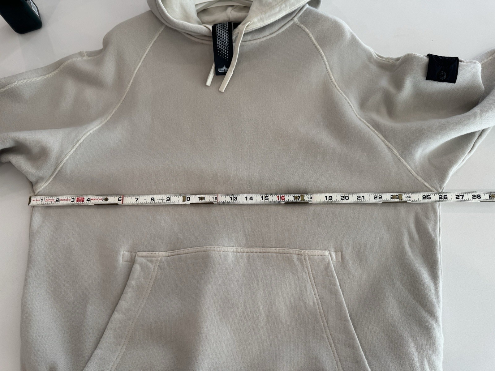 Stone Island Shadow Project logo-patch hoodie Cre… - image 15