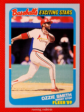 1989 Fleer Exciting Stars Ozzie Smith #38 HOF Cardinals - 10+ Items Ship FREE!!!