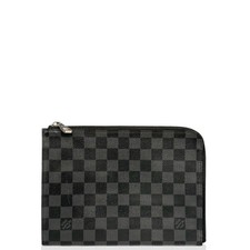Louis Vuitton Clutch Black Damier Graphite ws012626h9