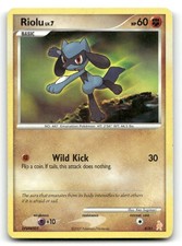 Riolu Diamond and Pearl 61/130 LP Pokemon on eBay