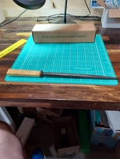 Vtg Crane Cutlery England/Knife Blade Honing Sharpener 11-3/4" Faux Bone Handle