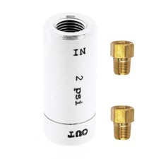 Speedway Motors Residual Valve And Fittings Kit Polished Speedway Motors Residual Valve And Fittings Kit Polished