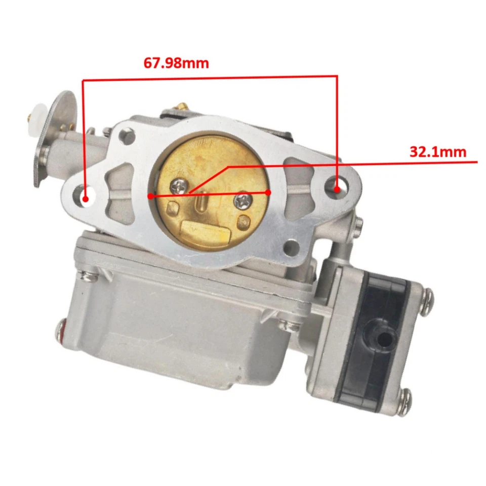 New Carburetor Assy 3LD-03100-0 3LD-03100-1 3LD-03100-2 For Tohatsu 18 HP MX18E2 - Image 3 of 4