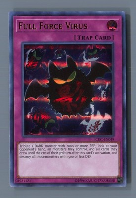 Full Force Virus LCKC-EN049 Ultra Rare Legendary Collection Kaiba Yu-Gi-Oh LP