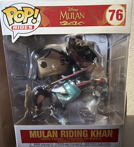 Funko Pop! Rides: Disney Mulan - Mulan Riding Khan #76 Vinyl Figure