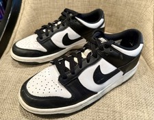 Nike Dunk Low Shoes Black White "Panda" GS CW1590-100 Sneakers Youth Size 7Y