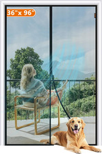 Schermo magnetico per porta misura 36 x 96 pollici, dimensioni schermo 38" x 97" forte ma