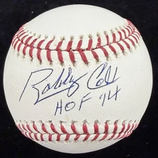 Bobby Cox HOF 2014 Signed Baseball JSA