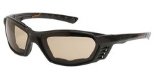 Harley-Davidson Men's Highway Foam Riding Sunglasses, Amber Light-Adjusting Lens