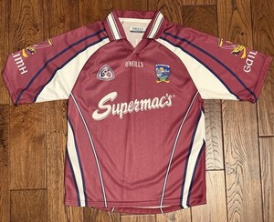 O’Neills Irish Hurling Jersey | Galway Gaillimh Ireland | Supermac’s Size 13-14