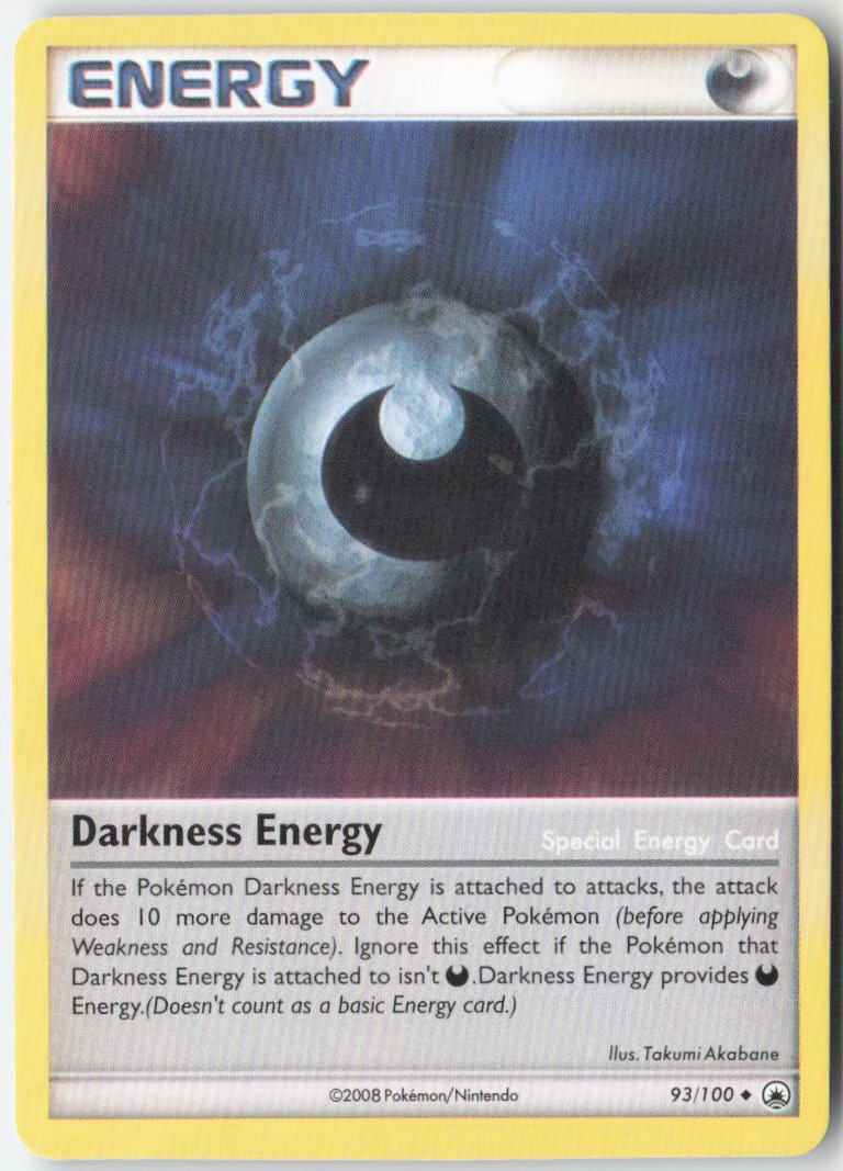 Pokemon Secret Wonders #129/132 Darkness Energy