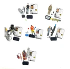 G.I. Joe Action Figures The Rise Of Cobra 2009 Lot Set Of 6 with Accessories
