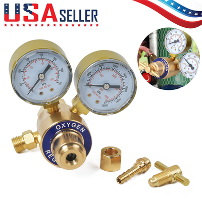#ad Oxygen Gas Welding Welder Regulator Pressure Gauge Victor Style Cutting CGA540 $28.00