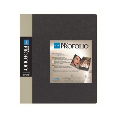 Original Art ProFolio 11x14 Black 48-Page Art Portfolio Binder with Plastic S...
