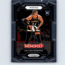 2024 Panini Prizm Monopoly WNBA Aaliyah Edwards Rookie #13 Washington Mystics