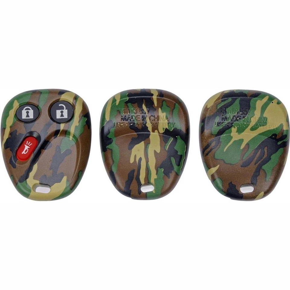 Estuche remoto de entrada sin llave Dorman e inserto camuflaje NUEVO para camioneta Chevy GMC Foto 4 de 4