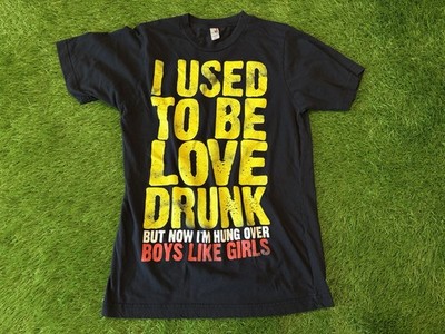 Vintage Boys Like Girls I Used To Be Love Drunk Y2K Emo Rock Pop Tour Band SMALL