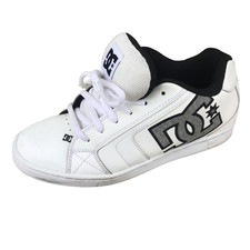 DC Shoe Men Size 9 Shoes Skateboard White Gra...