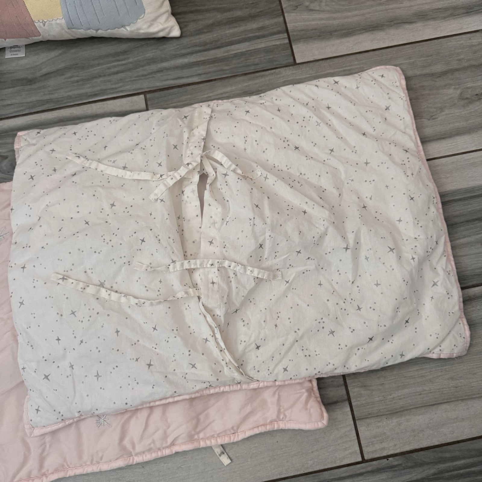 Pottery Barn Kids Princess Bed Set Quilt Sheets Decorative Pillows Shams Queen