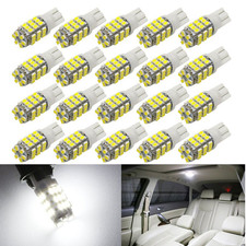 20X T10 194 168 W5W 2825 LED Bulbs License Plate Lights Car Interior 6000K White