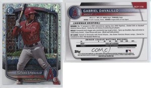 2025 Bowman Chrome Prospects Mini-Diamond Refractor Gabriel Davalillo #BCP-178